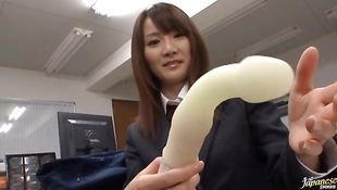 Extraordinary busty asian Hotaru Yukino is dancing for stud and getting ready to fuck him until he cums